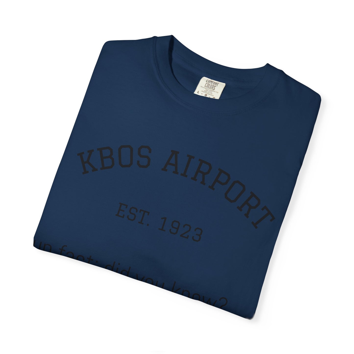 KBOS airport shirt