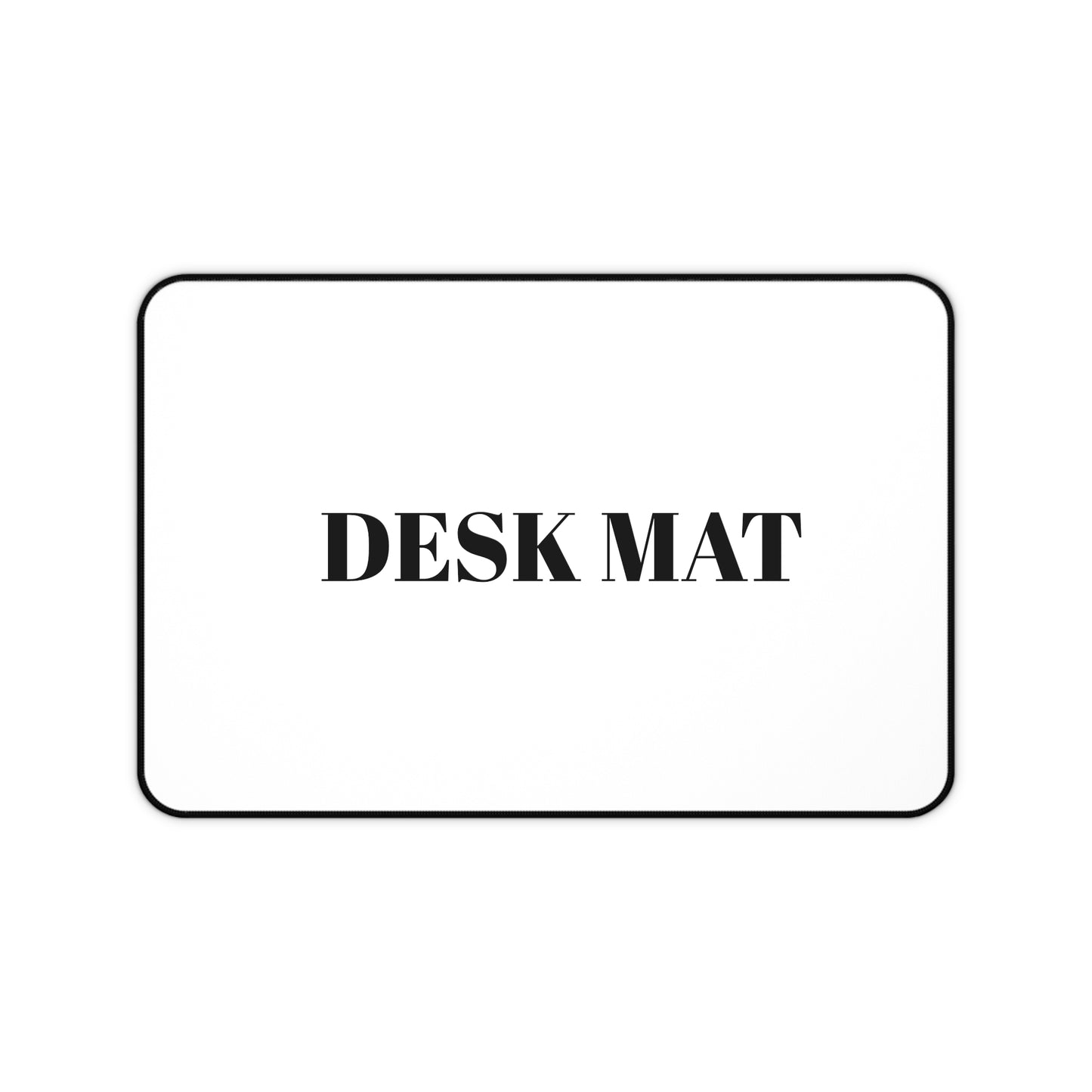 Minimalist Black Desk Mat for Home Office & Study