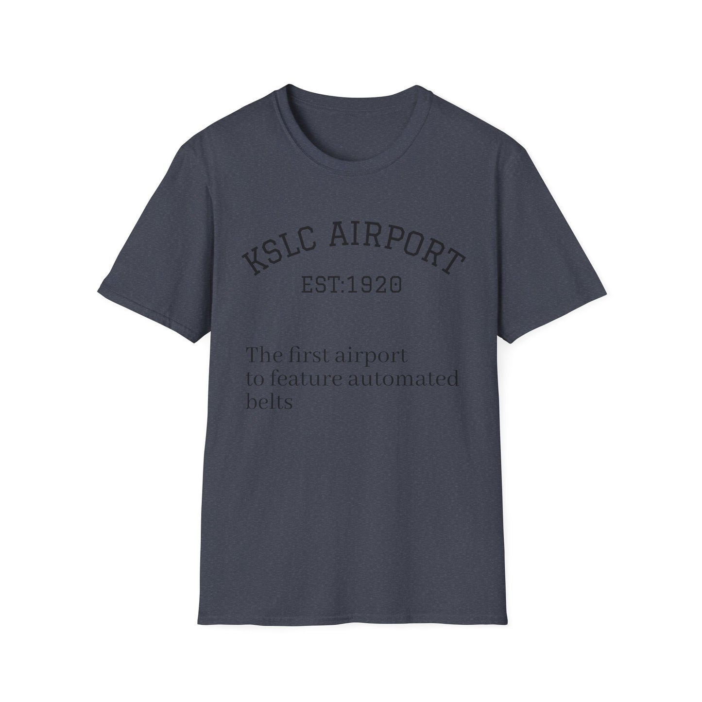 KSLC airport map t-shirt