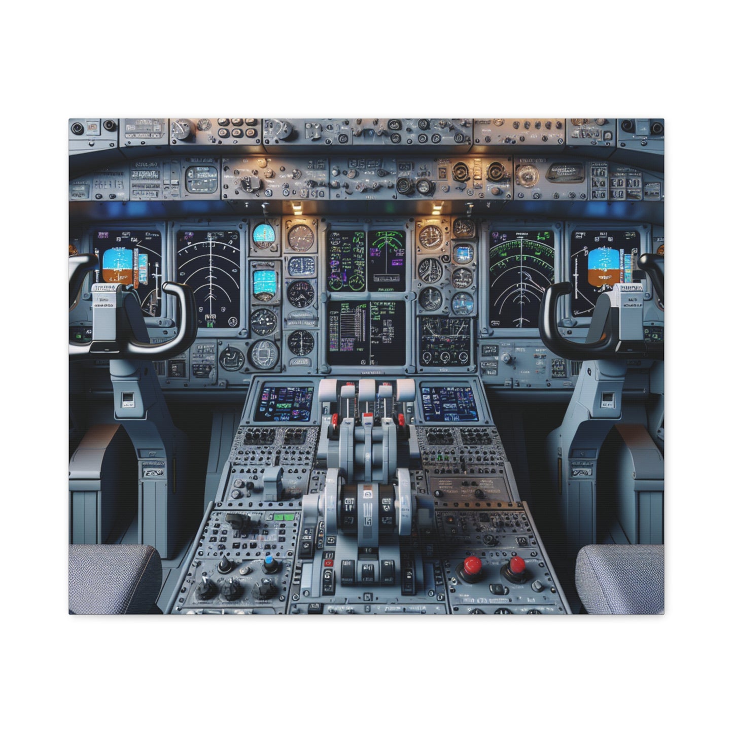 airplane controls canvas