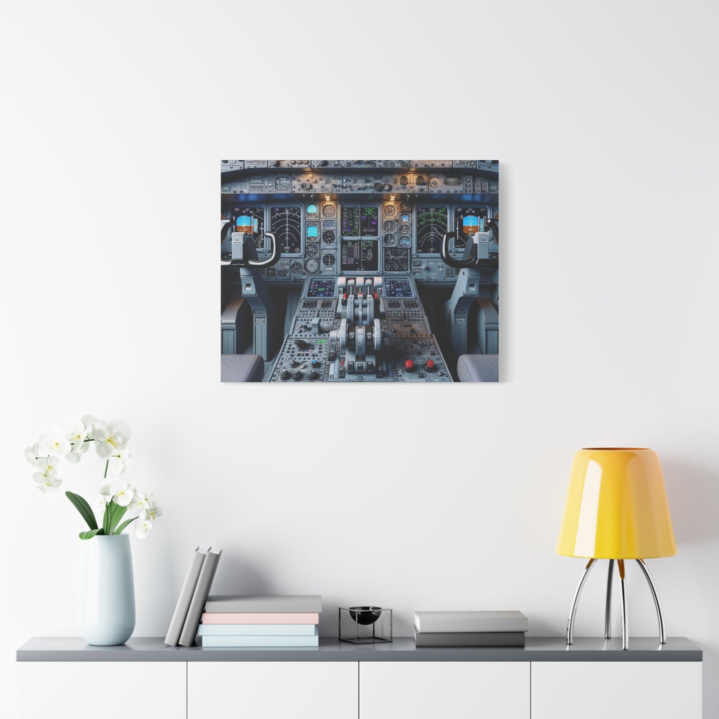 airplane controls canvas