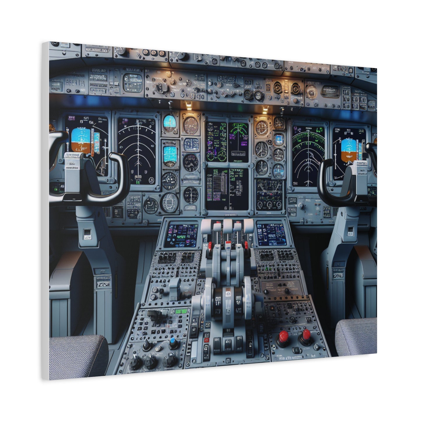 airplane controls canvas