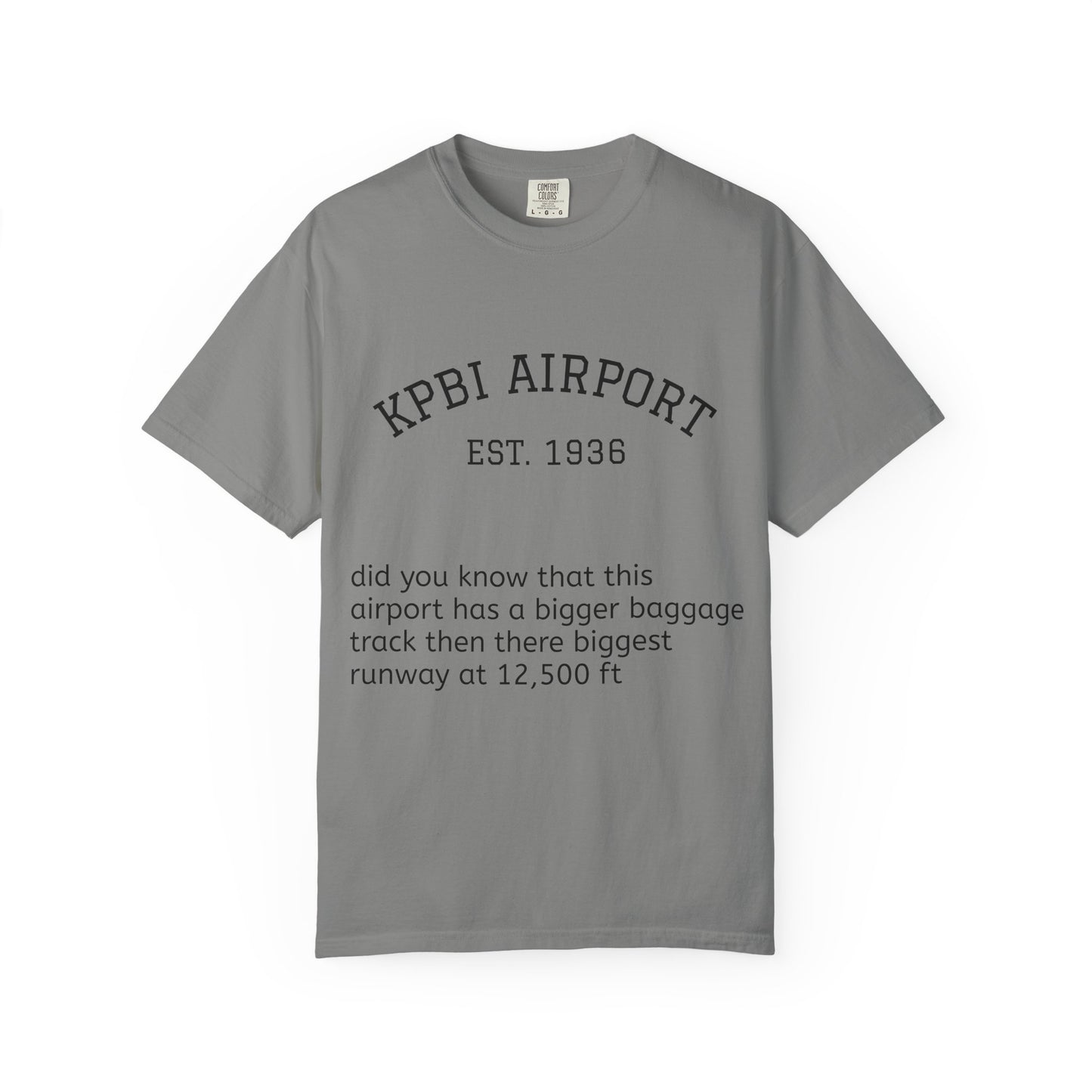 KPBI airport t-shirt