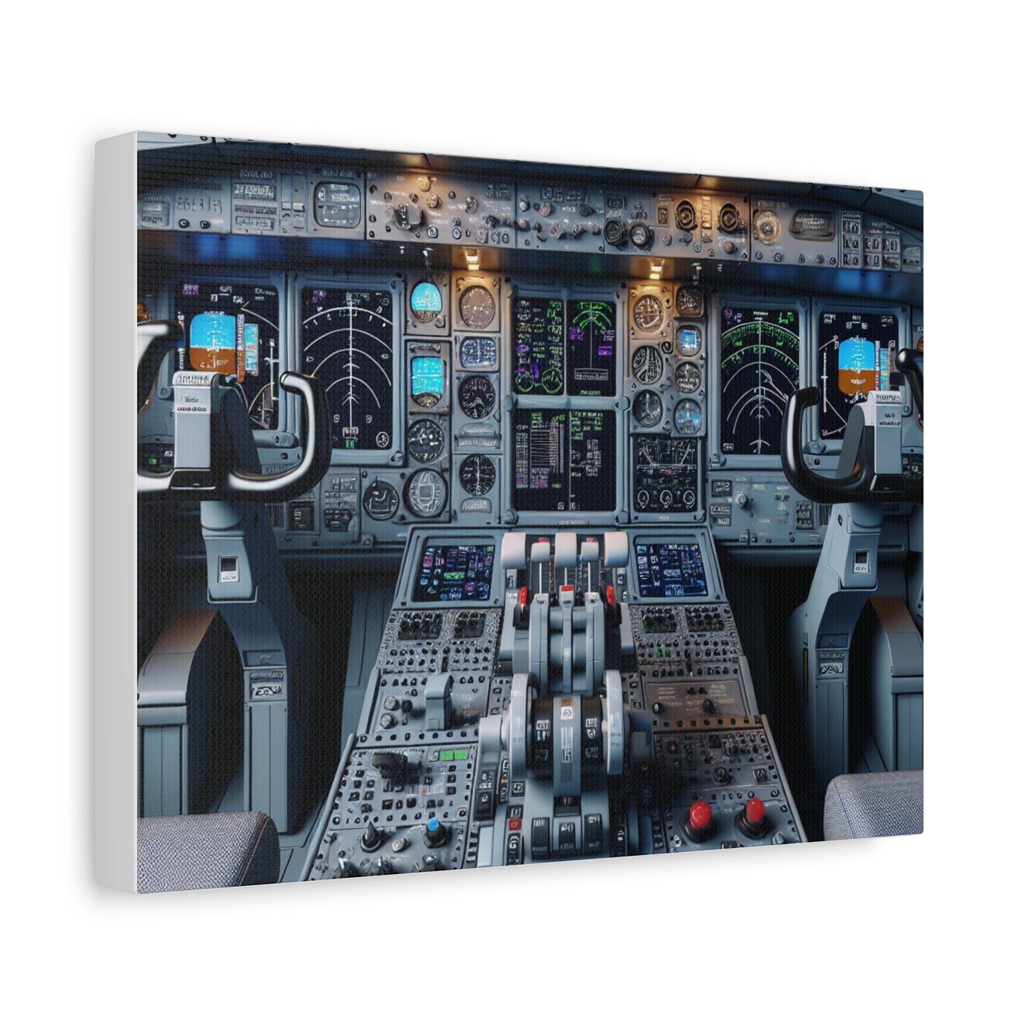 airplane controls canvas