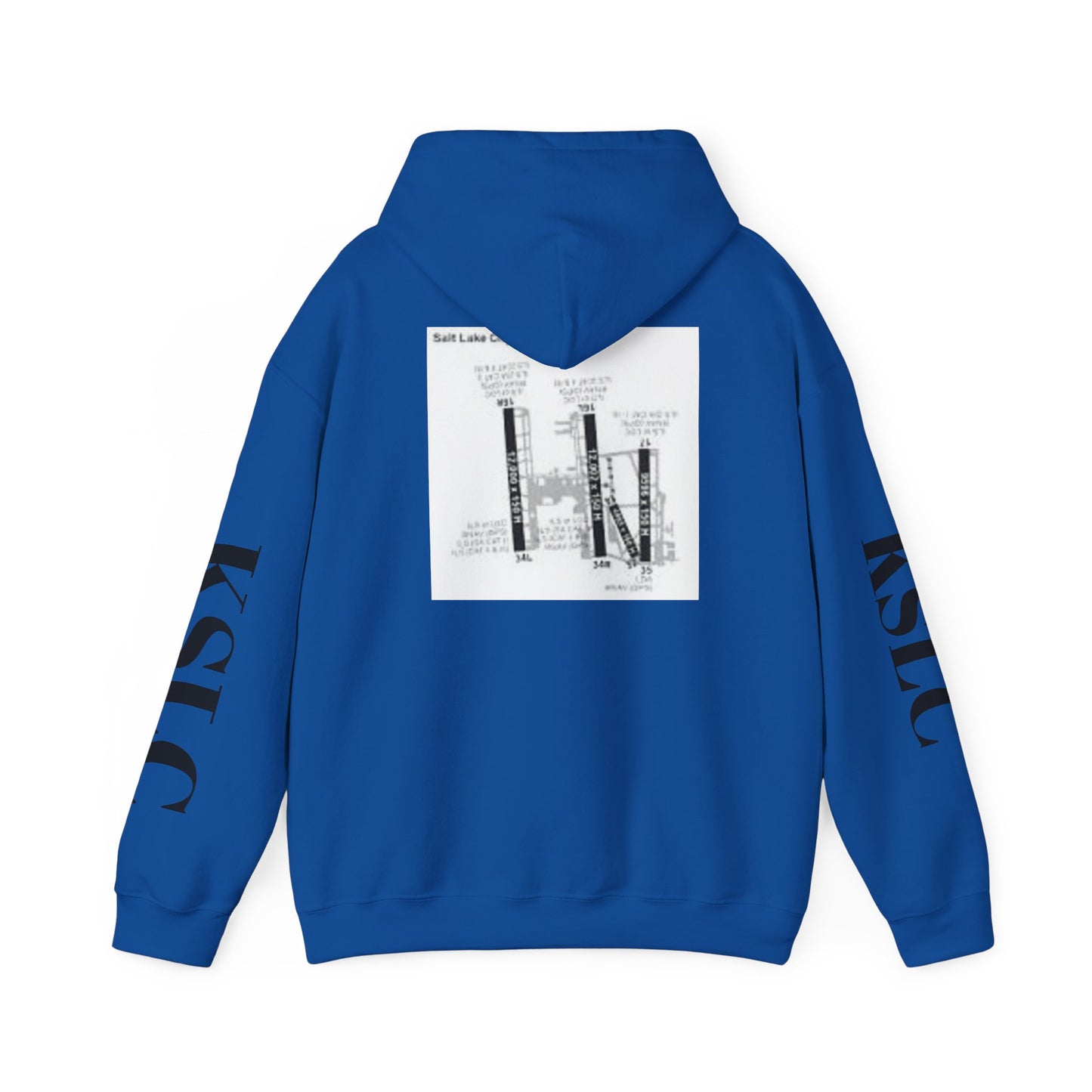 KSLC airport map hoodie