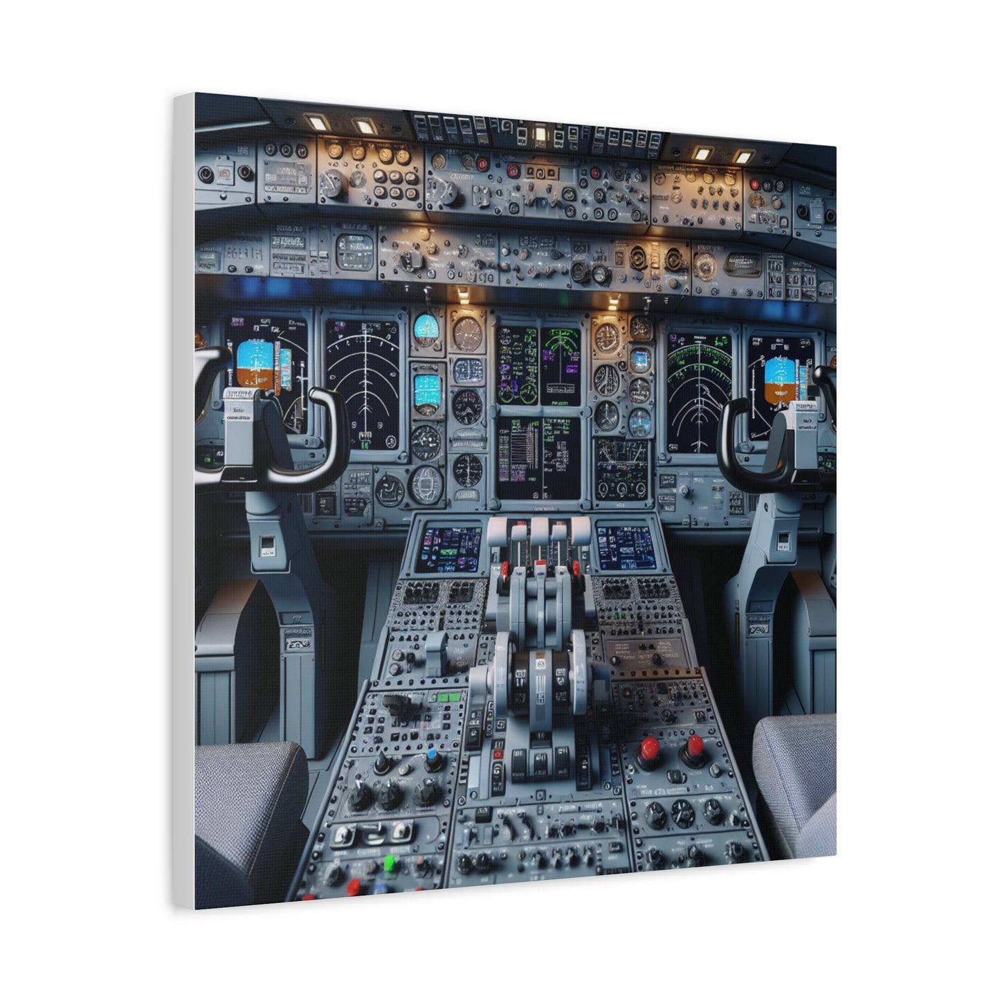 airplane controls canvas