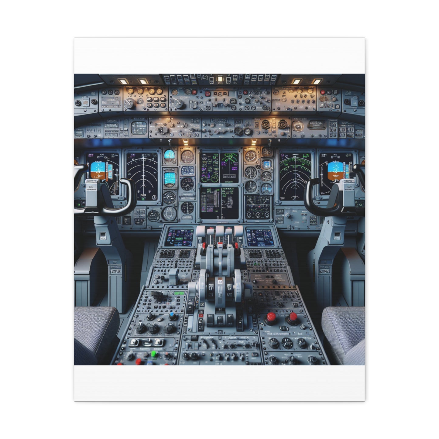 airplane controls canvas