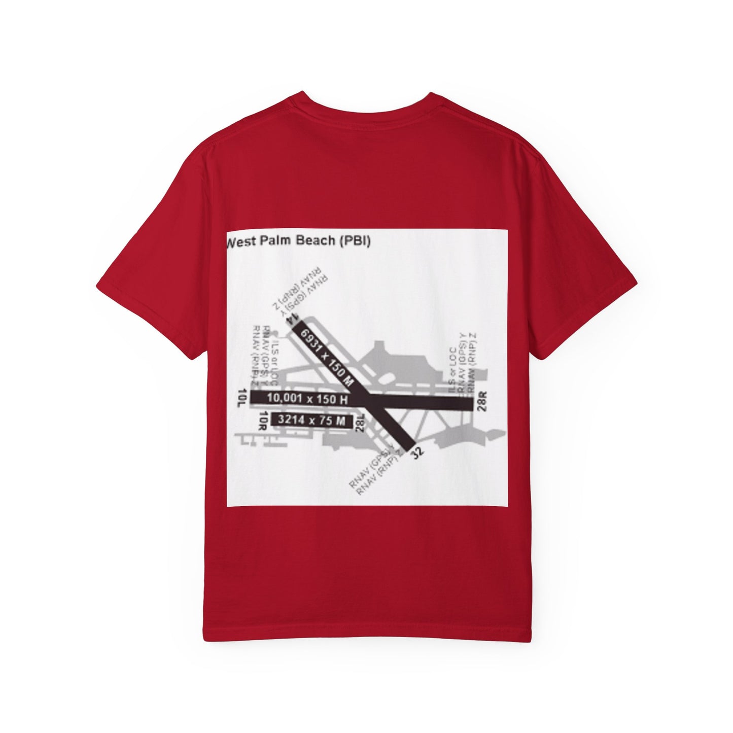 KPBI airport t-shirt