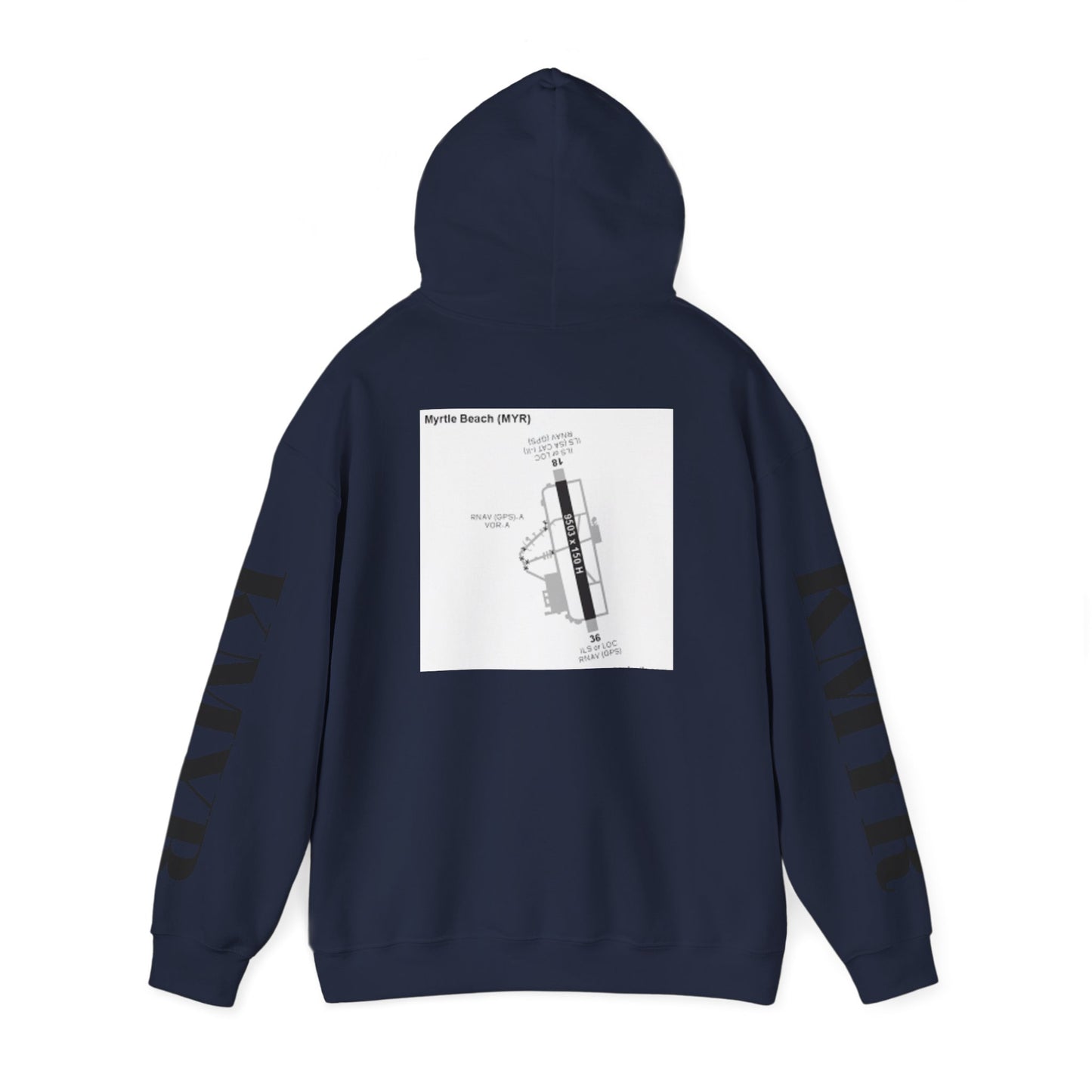 KMYR airport hoodie