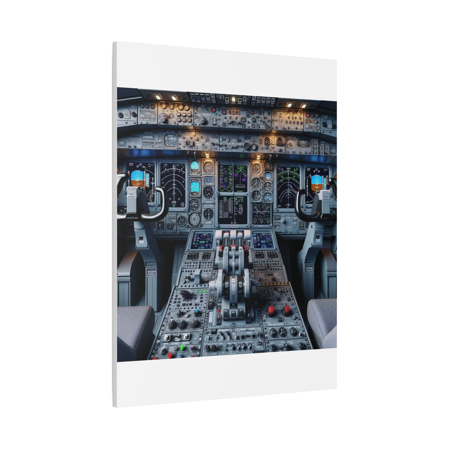 airplane controls canvas