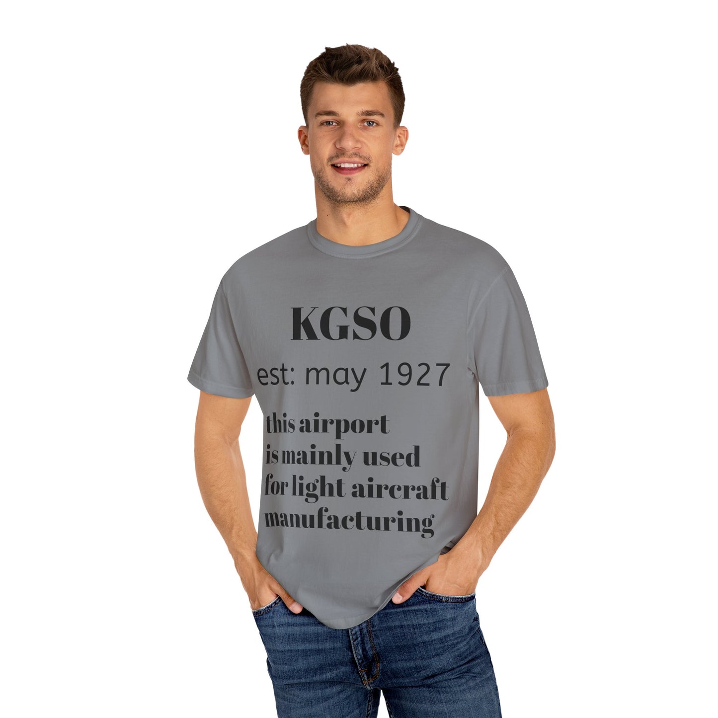 (NEW!!!!) KGSO airport t-shirt