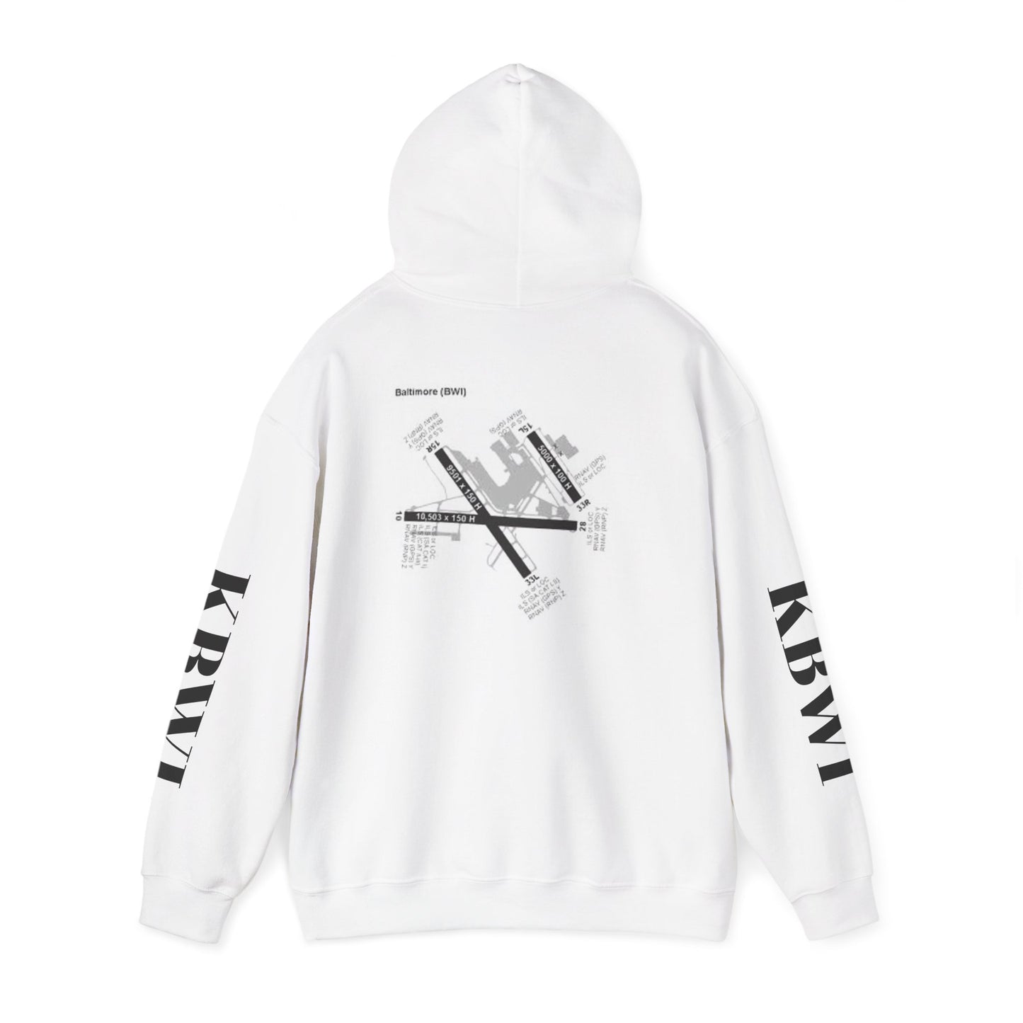 KBWI airport hoodie