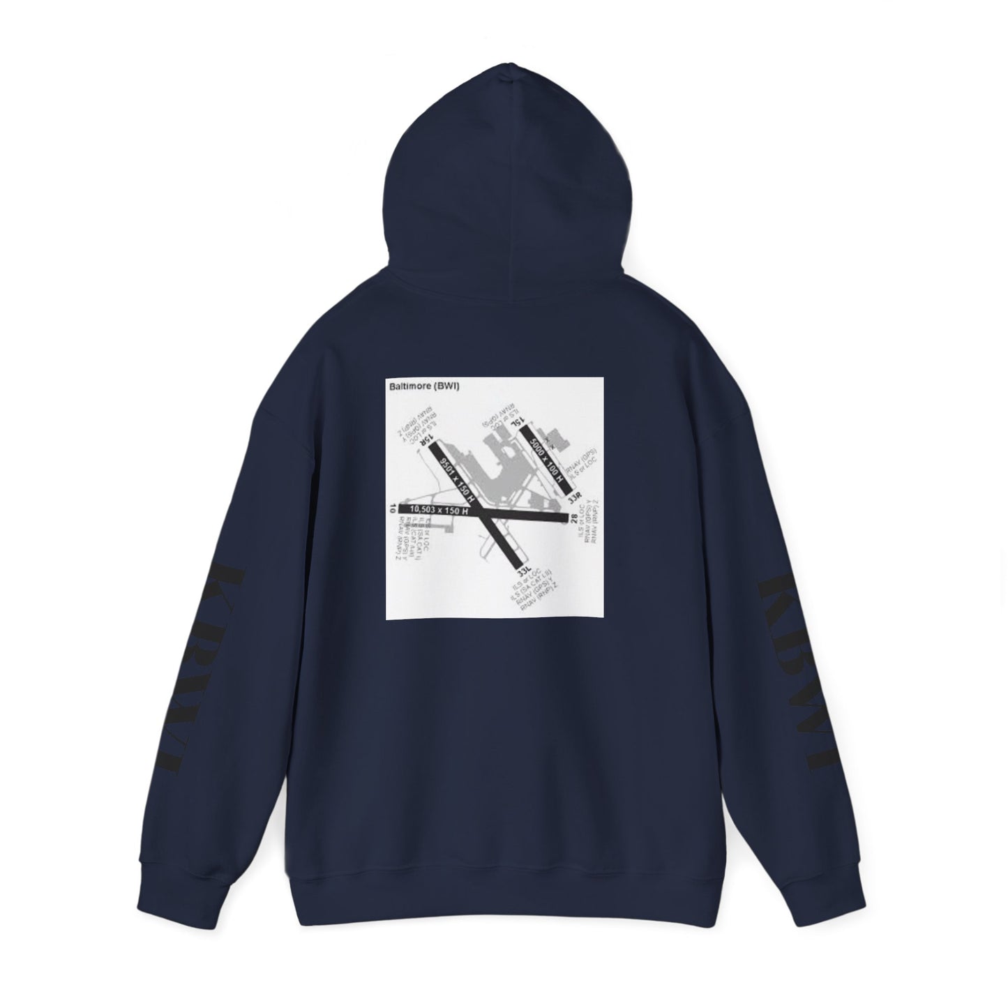 KBWI airport hoodie