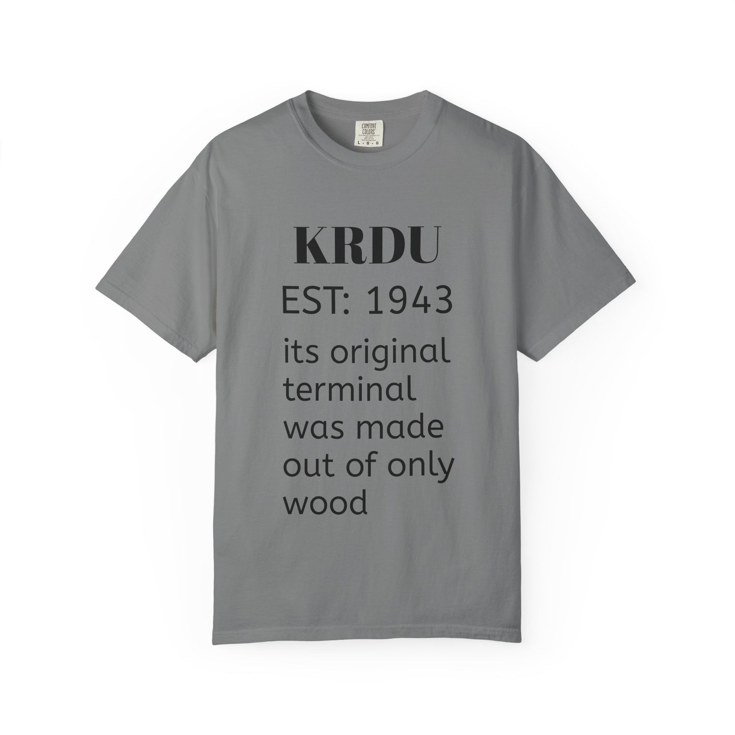 (NEW) KRDU airport t-shirt