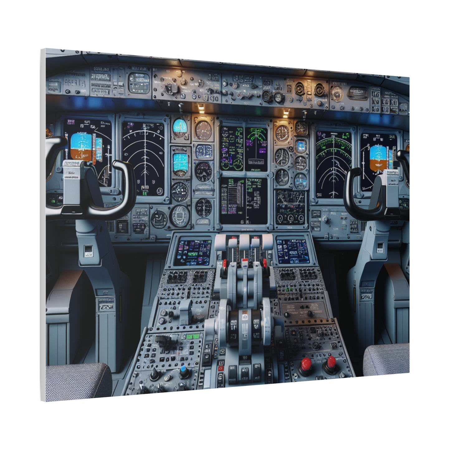 airplane controls canvas