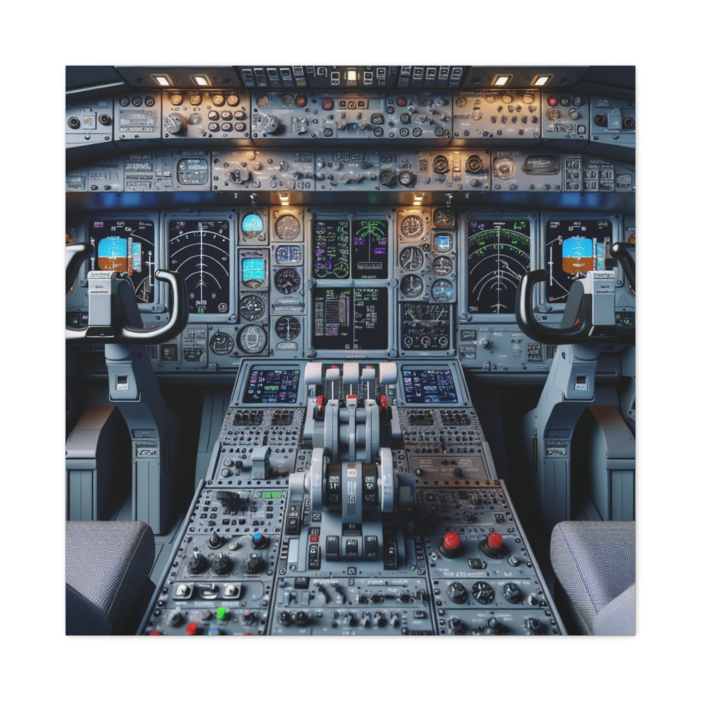 airplane controls canvas