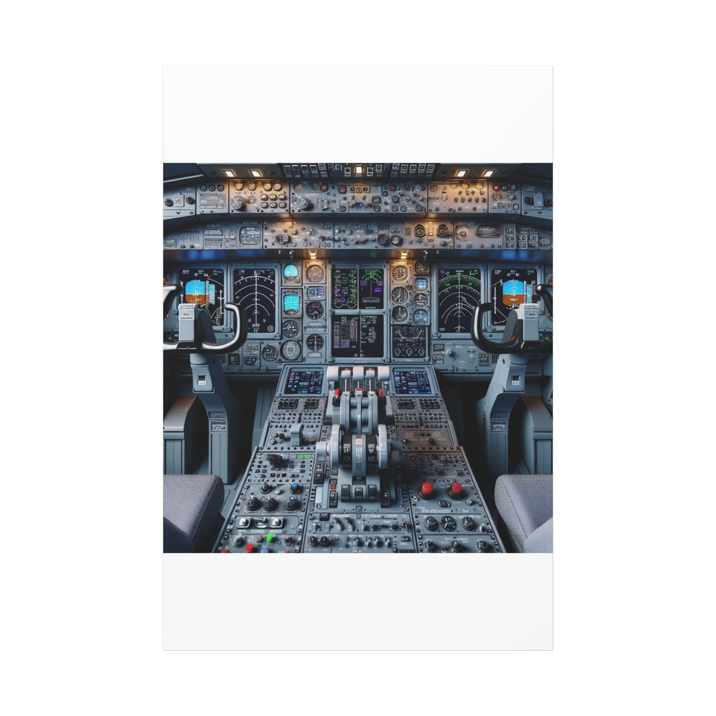 airplane controls canvas