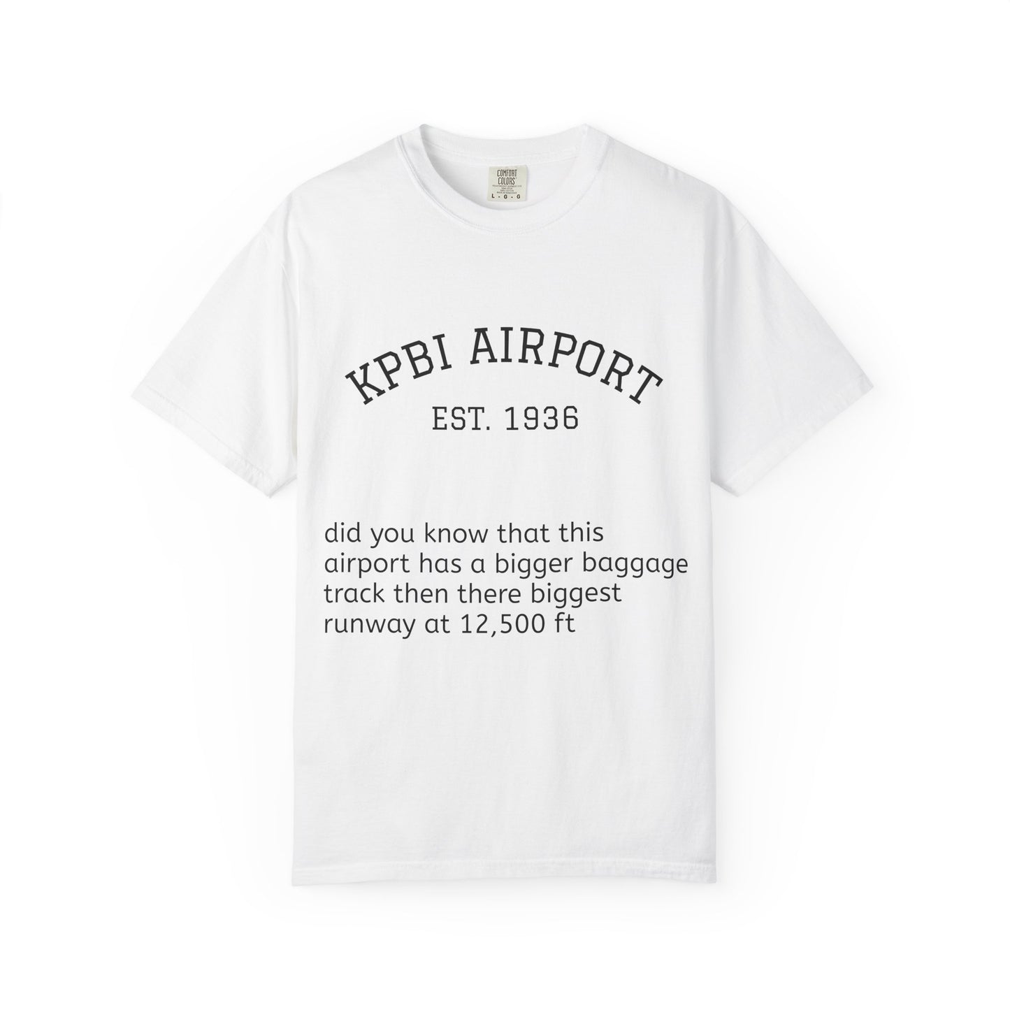 KPBI airport t-shirt