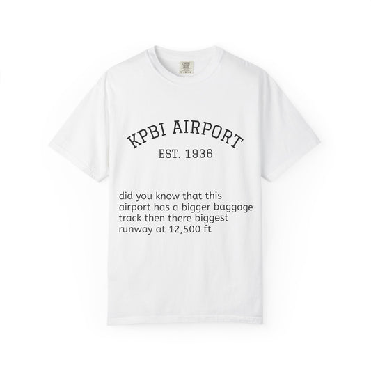KPBI airport t-shirt