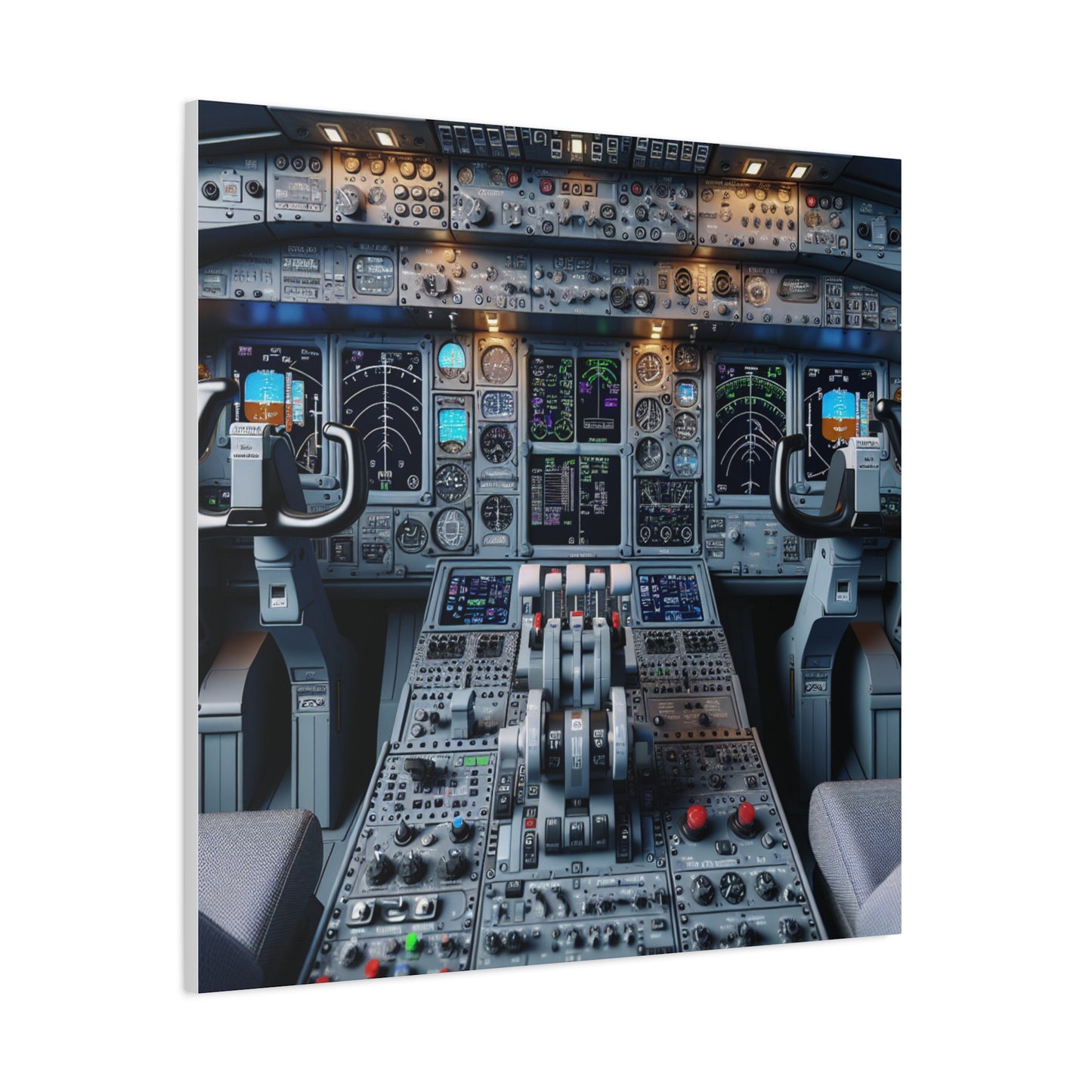 airplane controls canvas