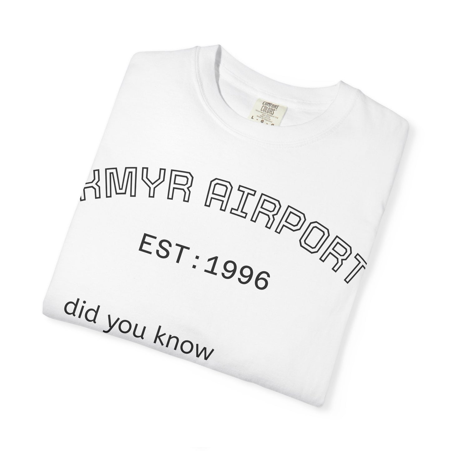 KMYR airport t-shirt