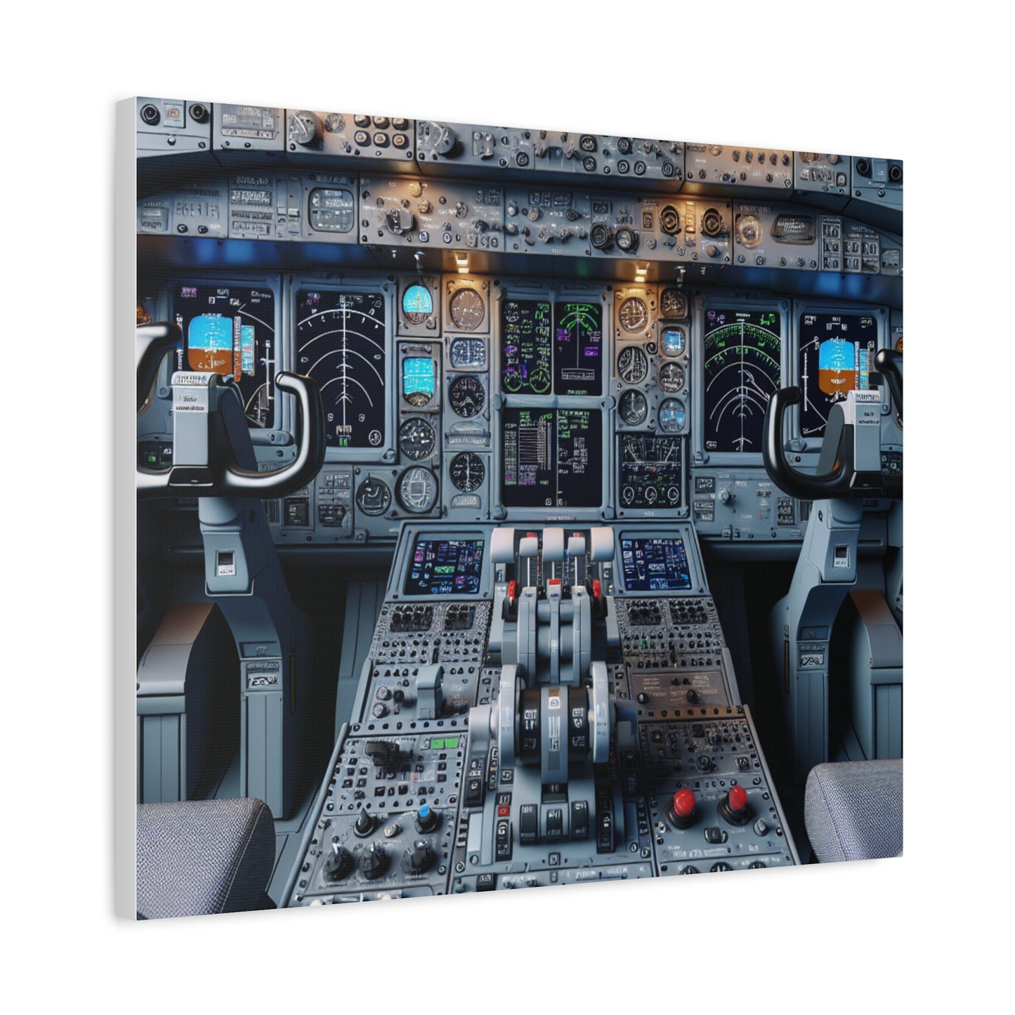 airplane controls canvas