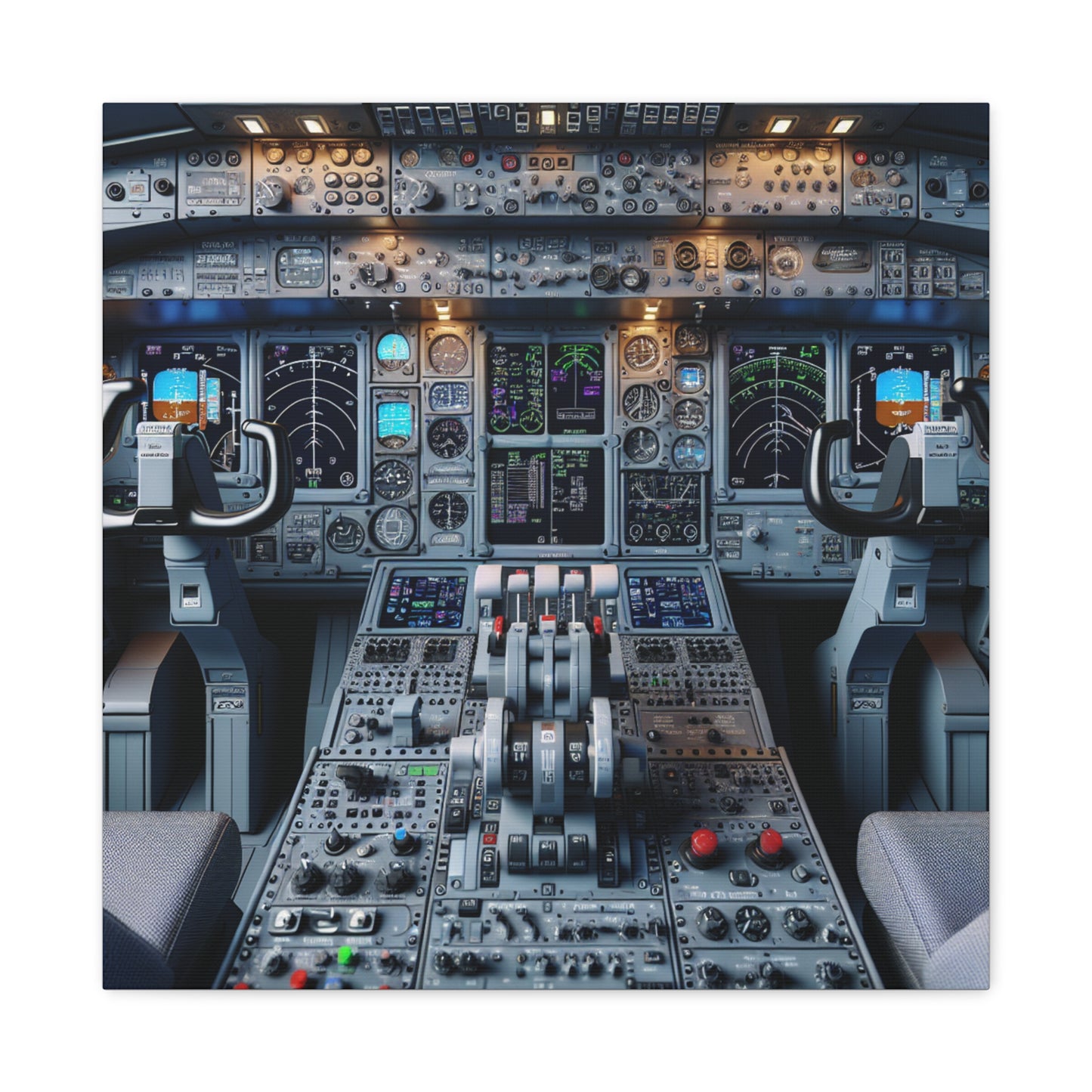 airplane controls canvas