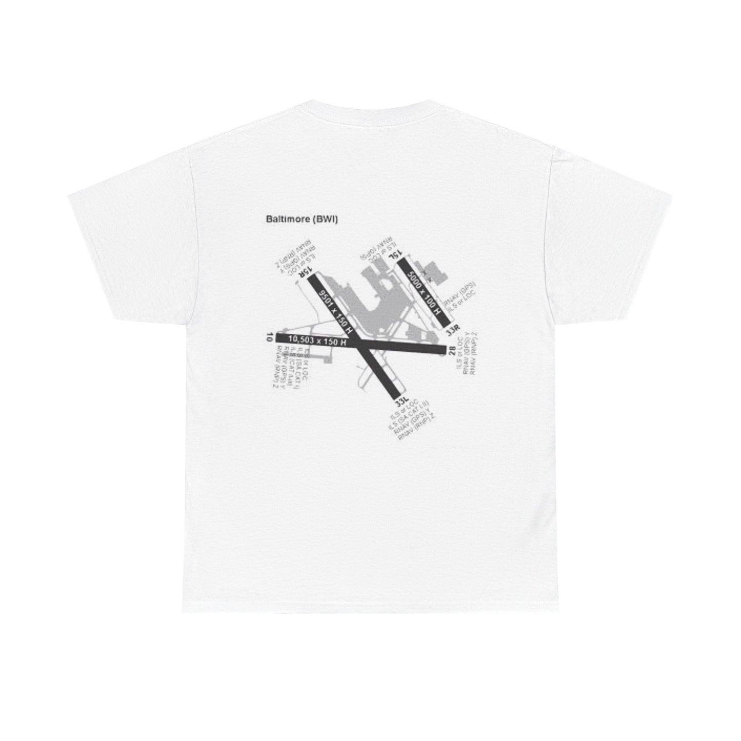 KBWI airport t-shirt