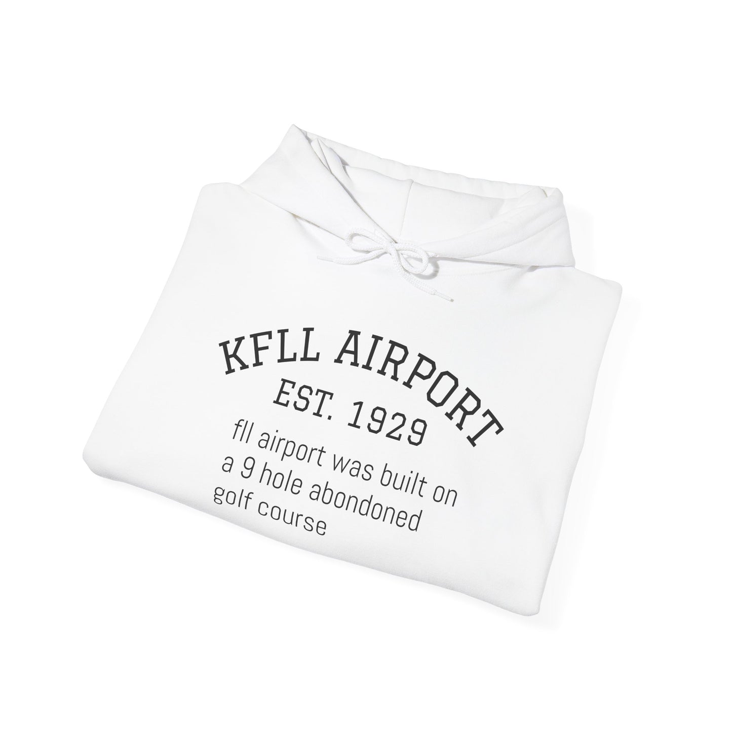 KFLL airport map hoodie