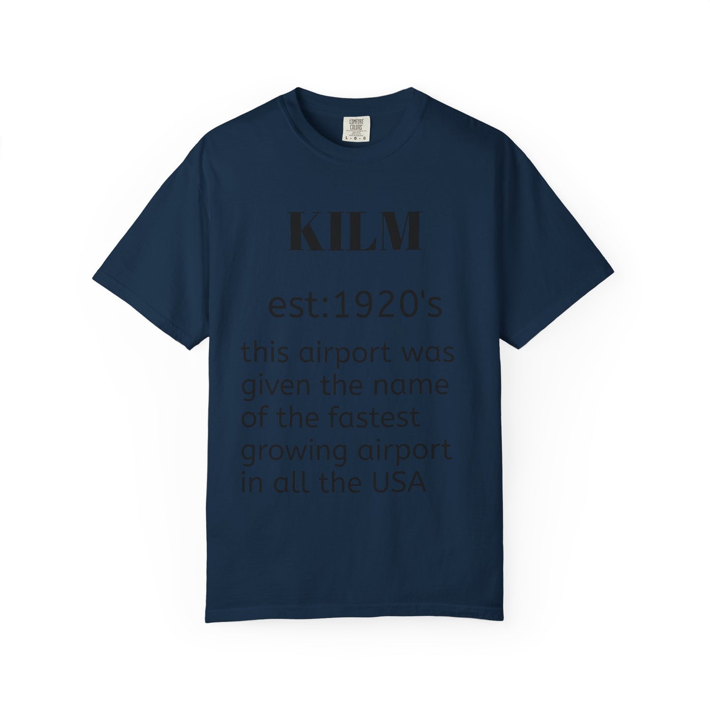 (NEW!!) KILM airport t shirt