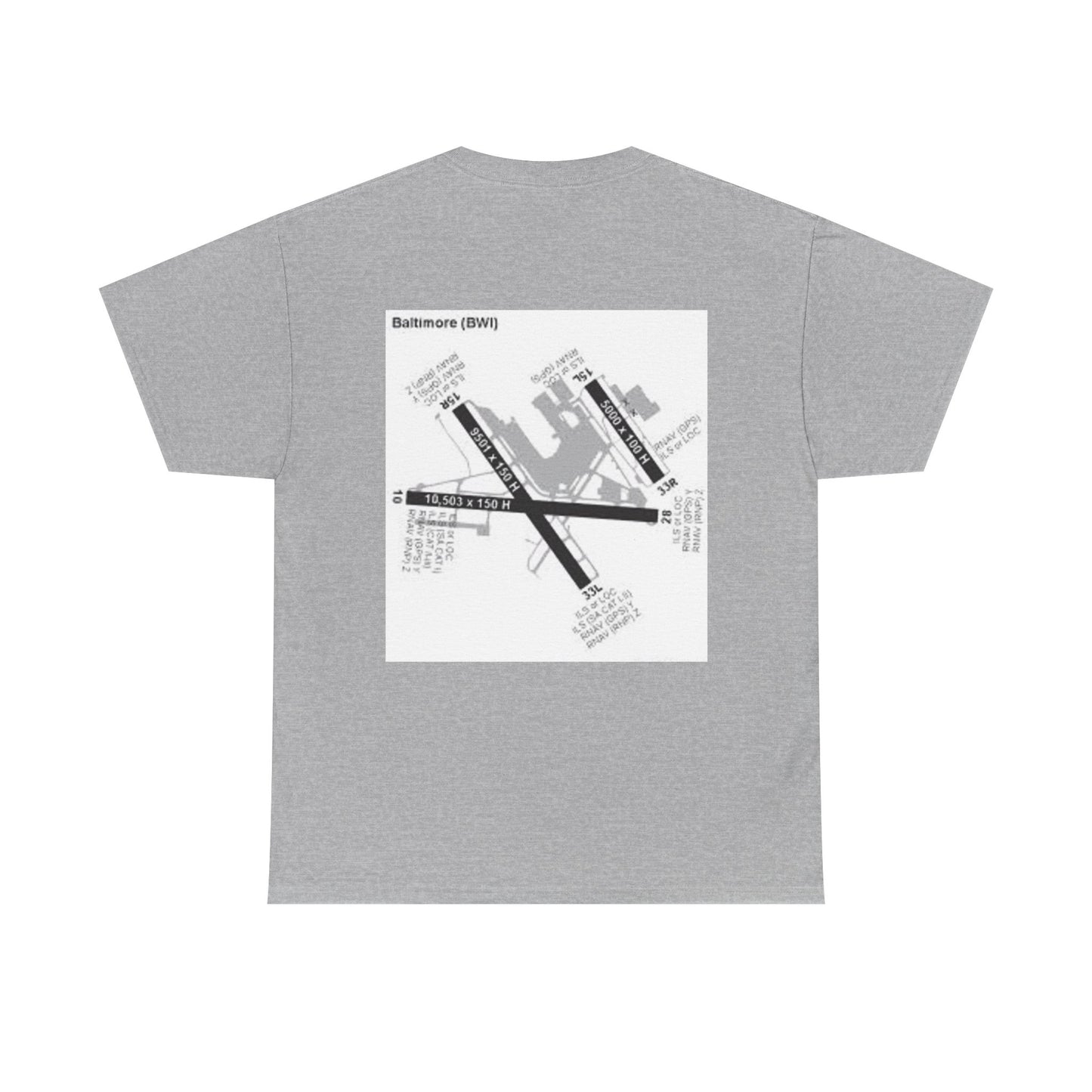 KBWI airport t-shirt