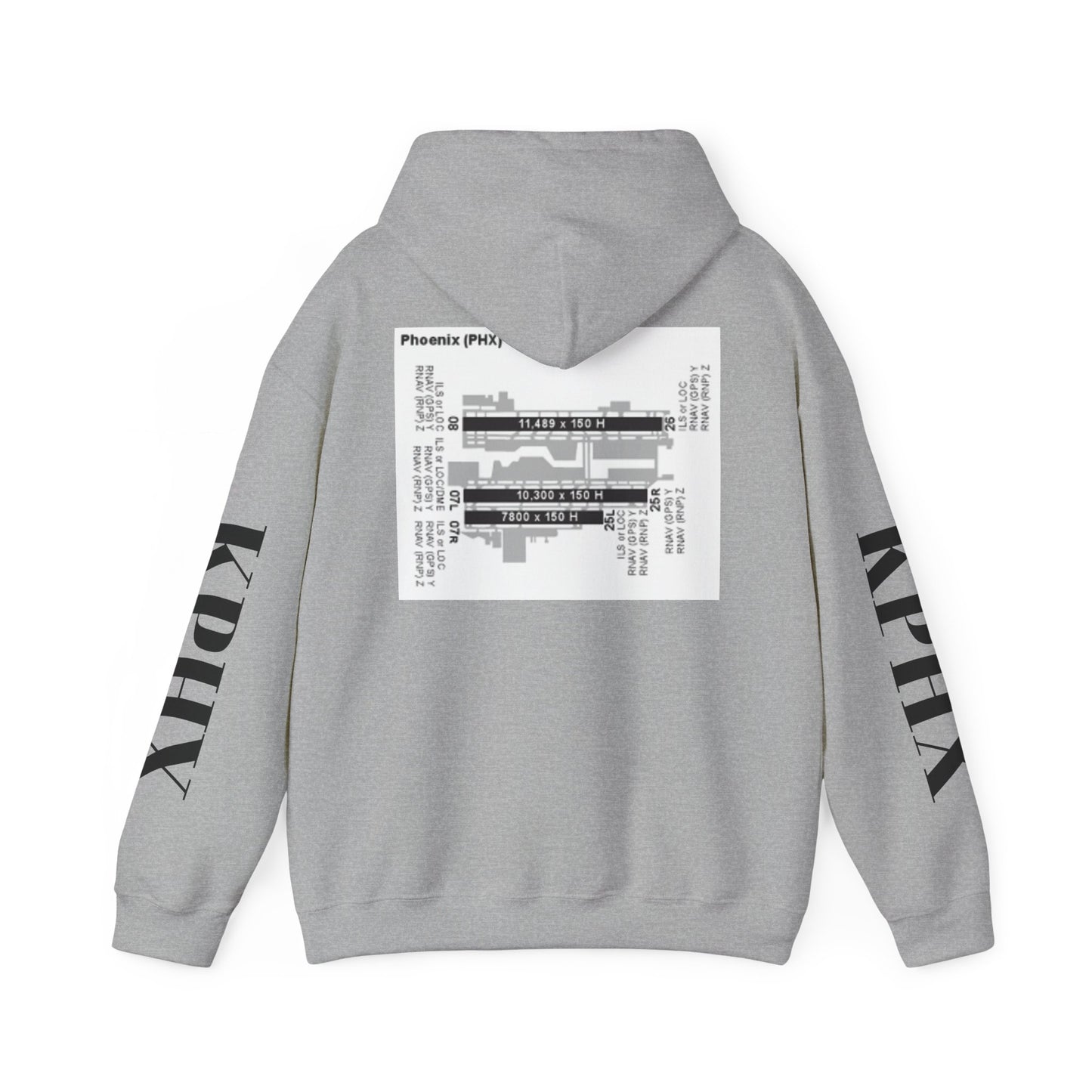 KPHX airport hoodie
