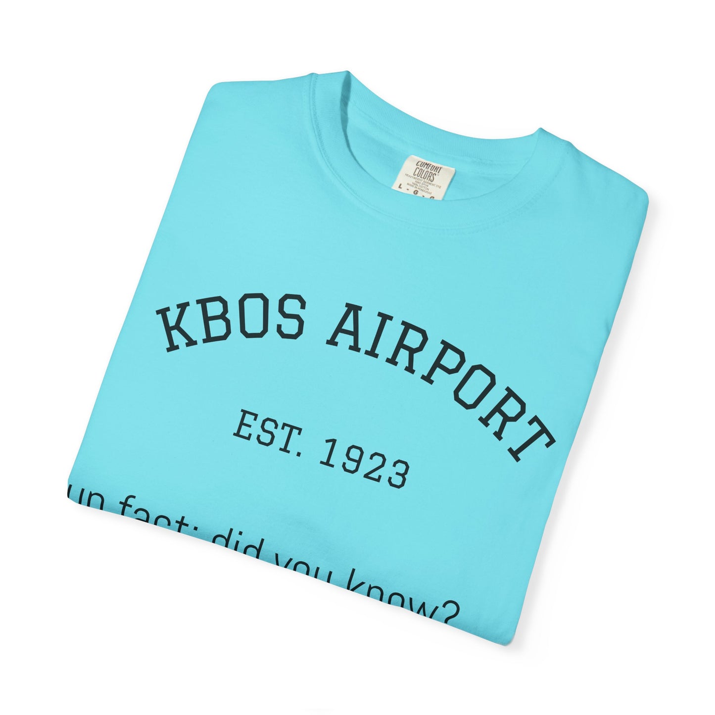 KBOS airport shirt