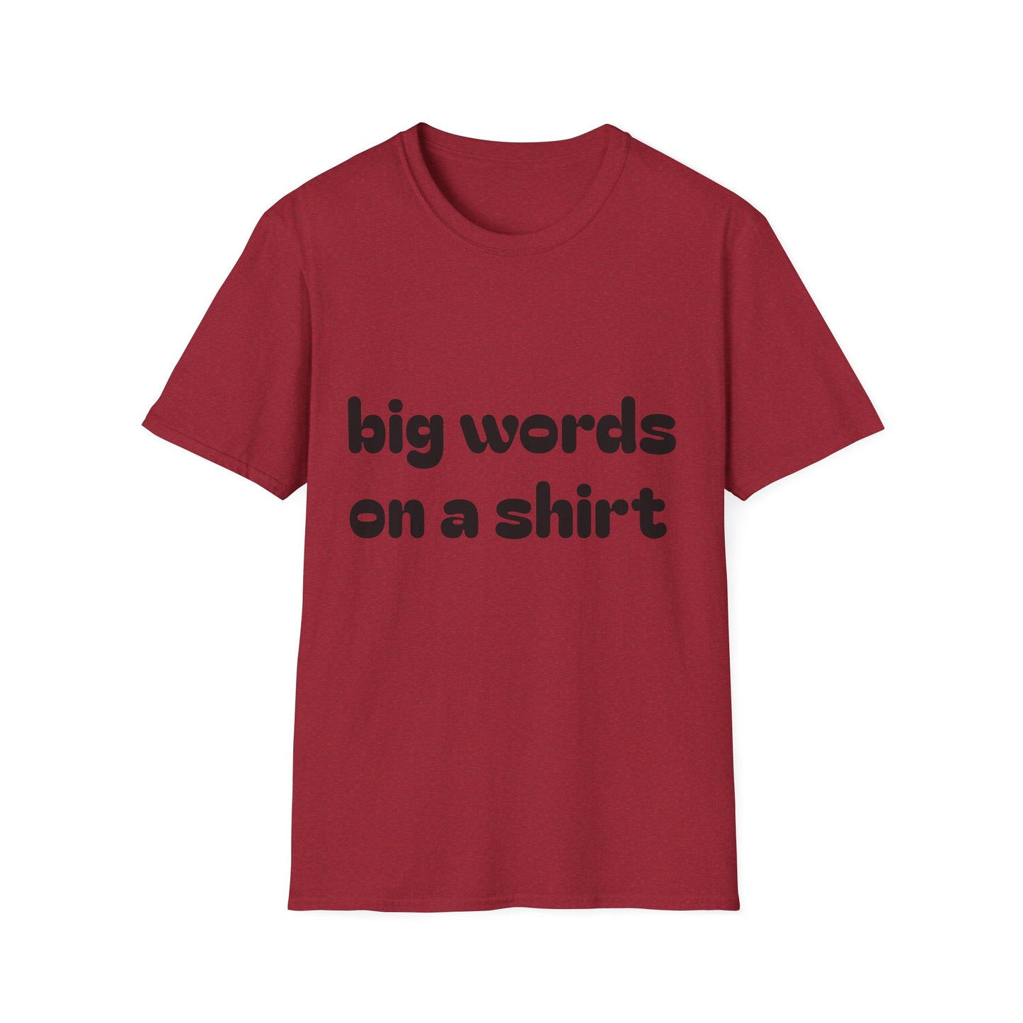 Big Words shirt