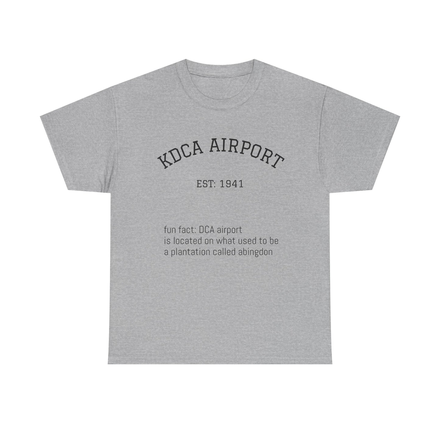 KDCA airport t-shirt
