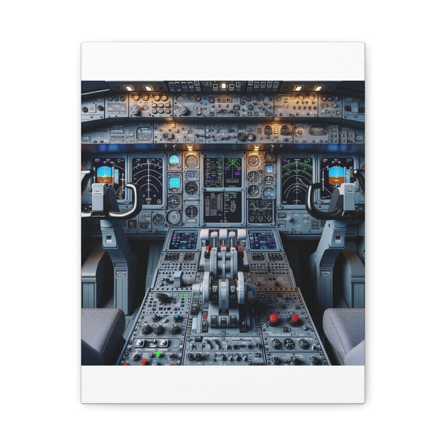 airplane controls canvas