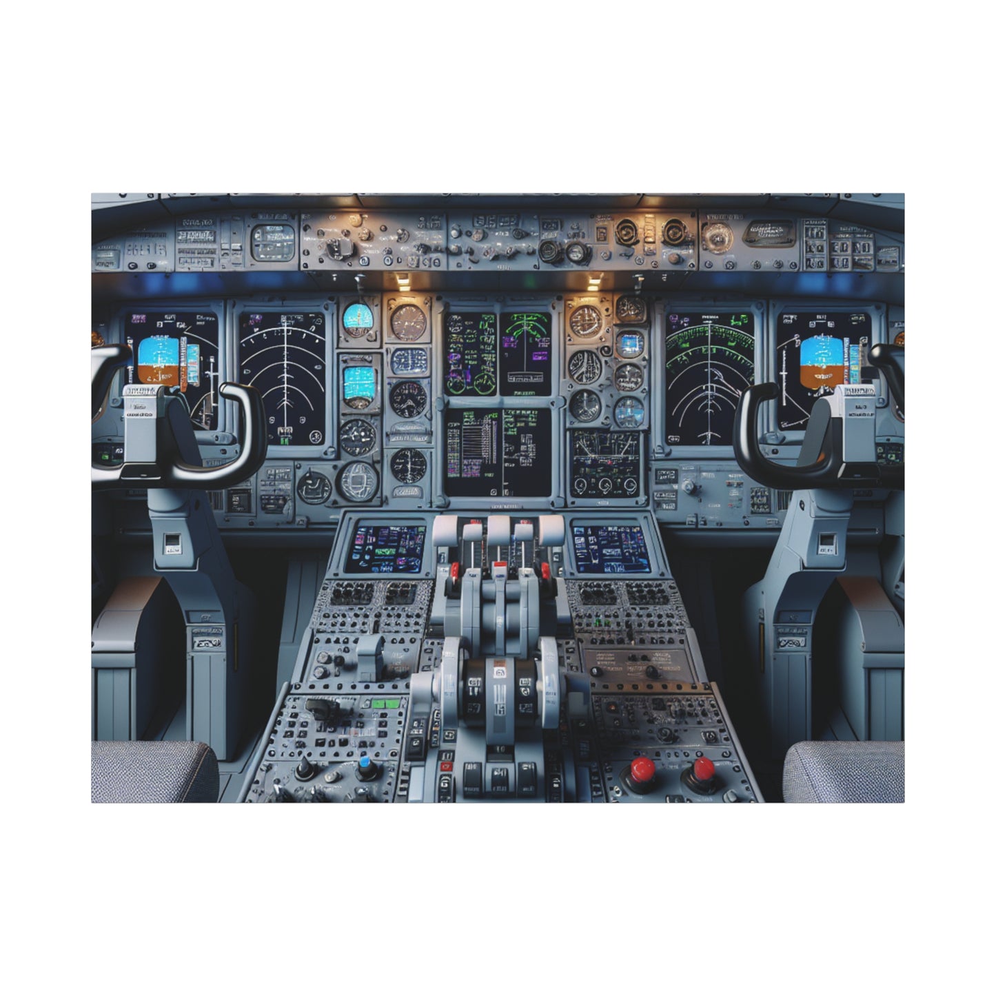 airplane controls canvas