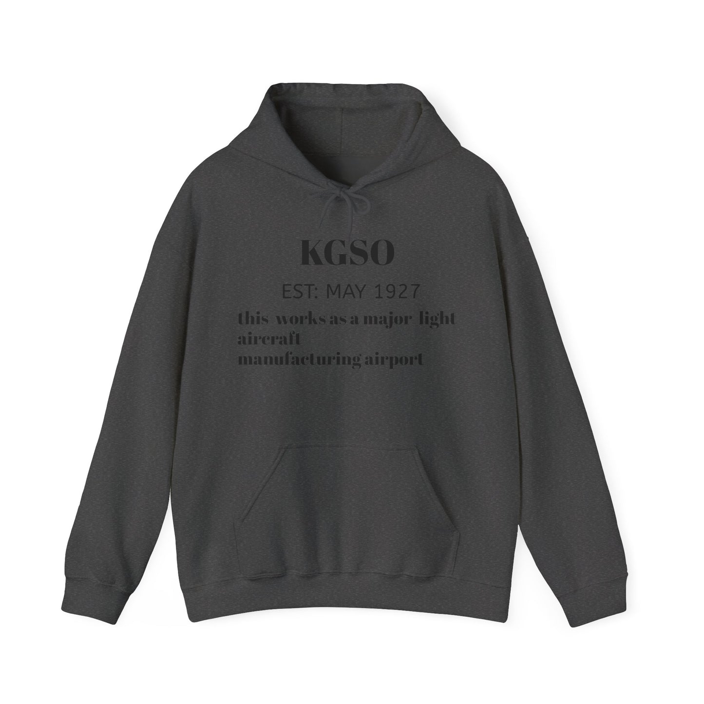 (NEW!!) KGSO airport hoodie