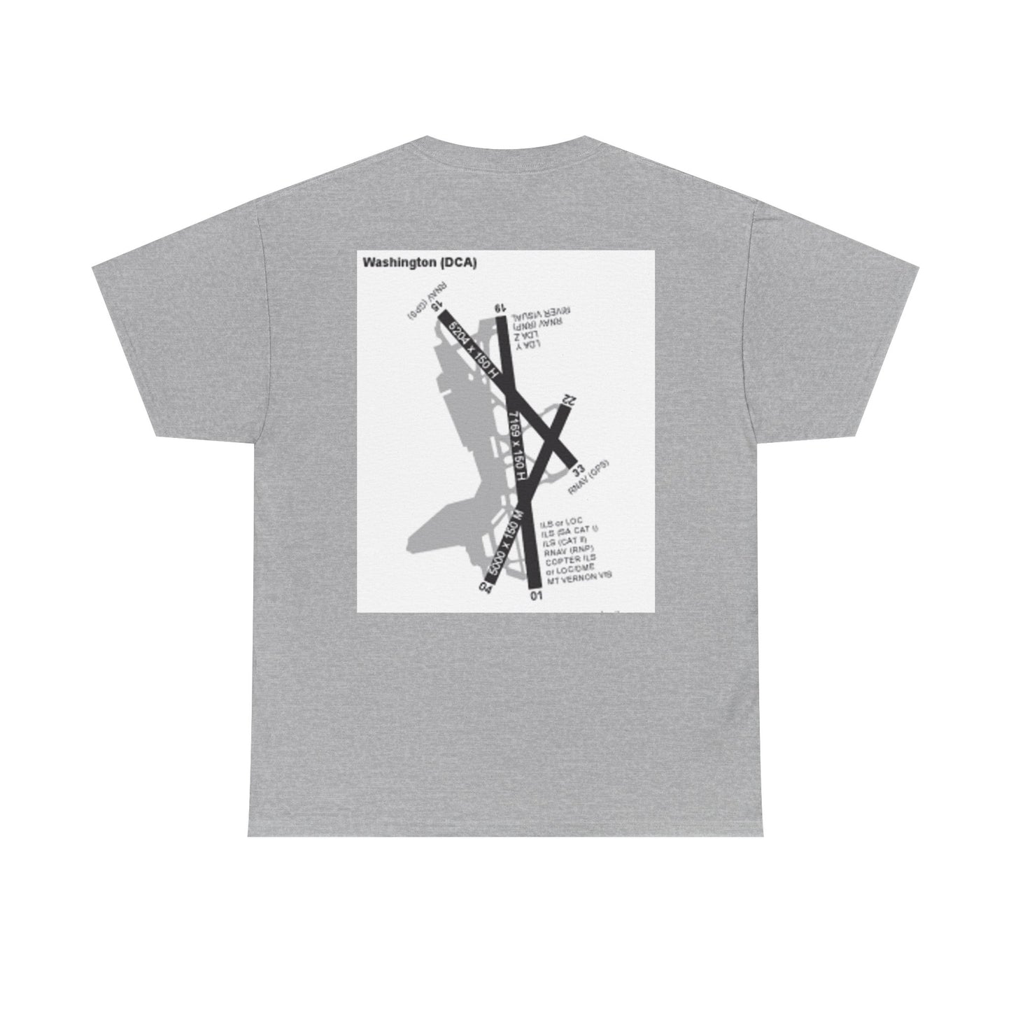 KDCA airport t-shirt