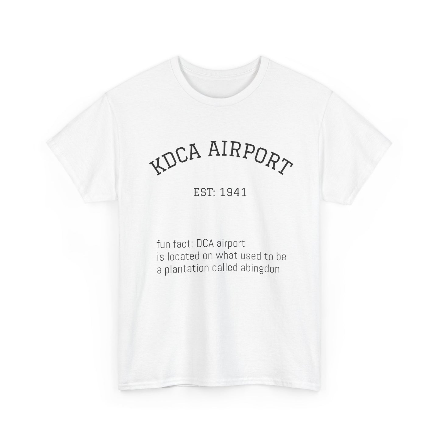 KDCA airport t-shirt