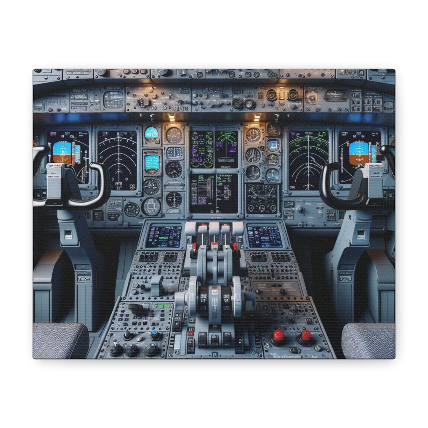 airplane controls canvas