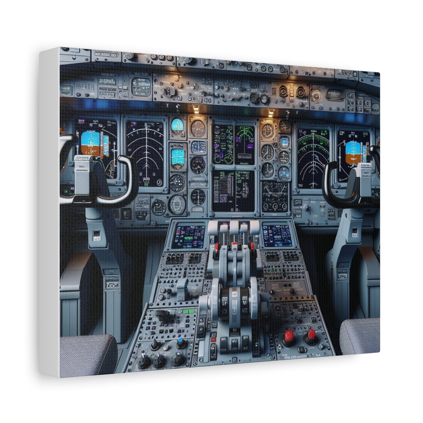 airplane controls canvas