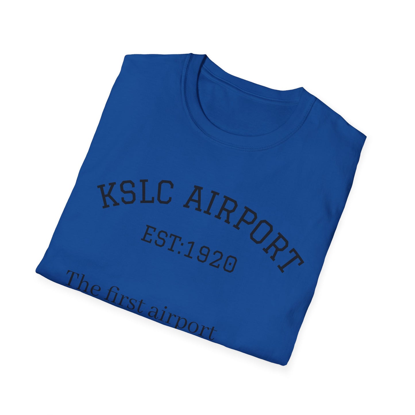 KSLC airport map t-shirt