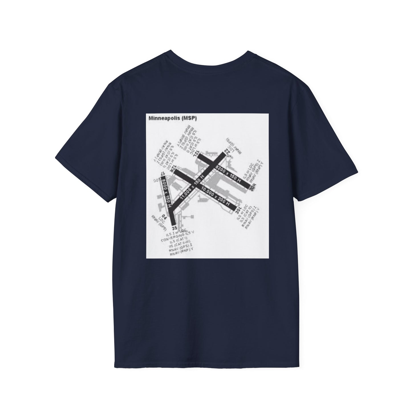 KMSP airport t-shirt