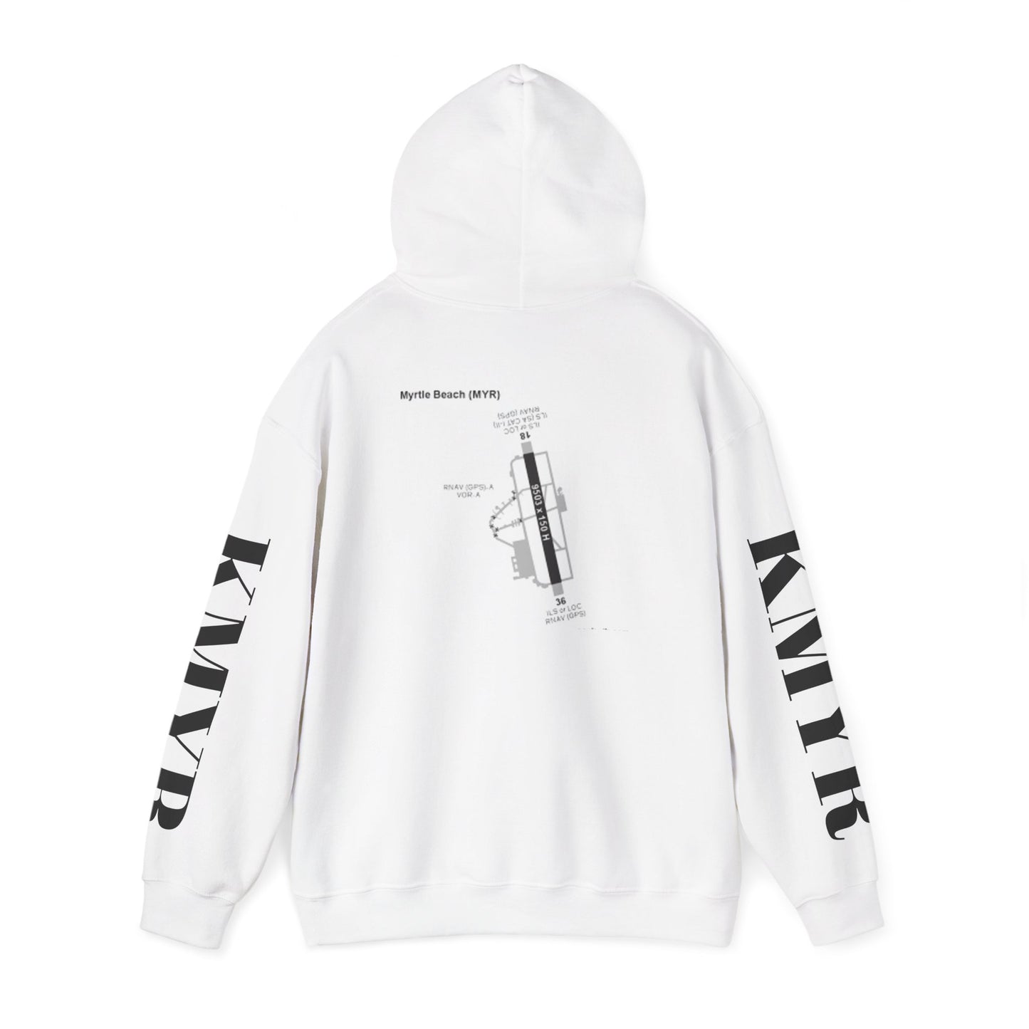 KMYR airport hoodie