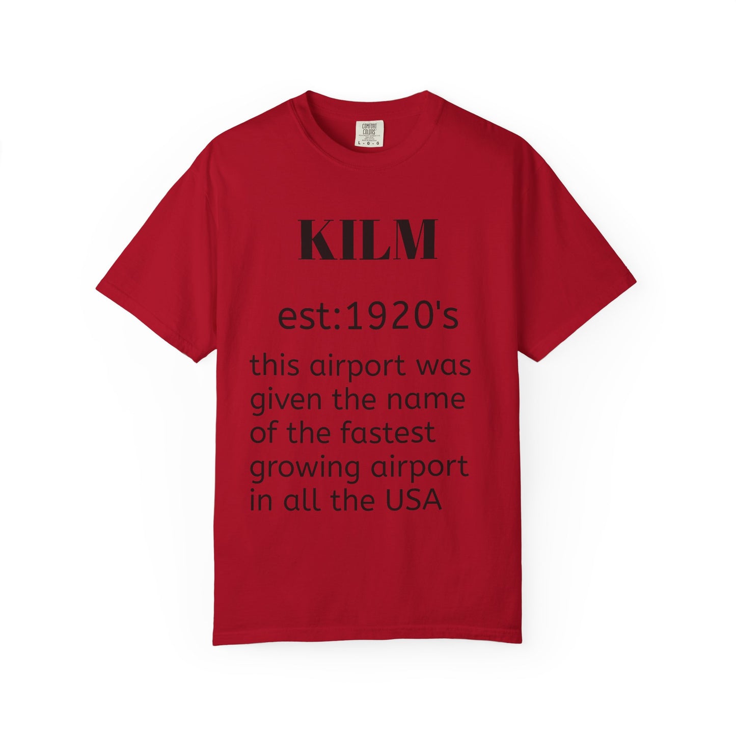(NEW!!) KILM airport t shirt