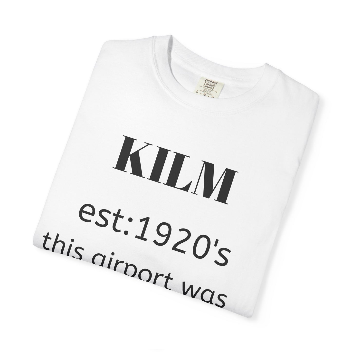 (NEW!!) KILM airport t shirt
