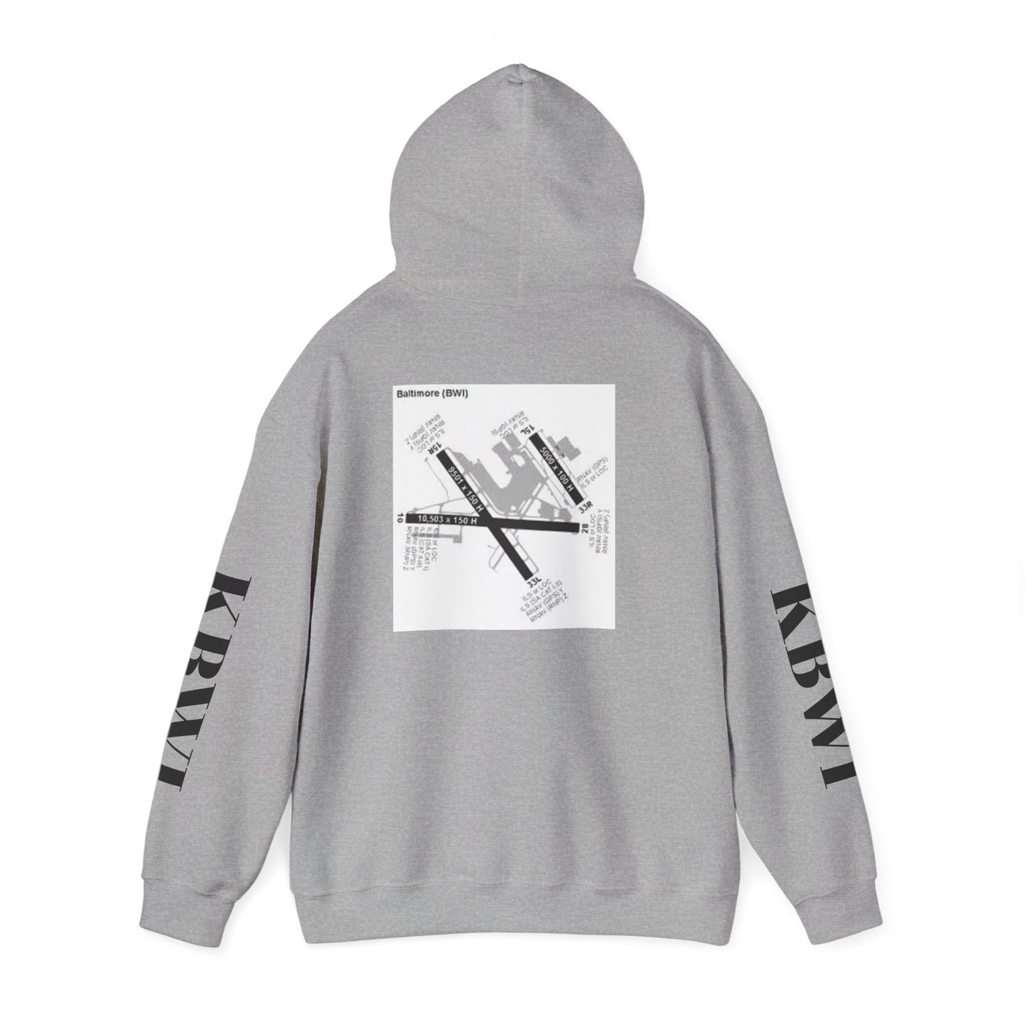 KBWI airport hoodie