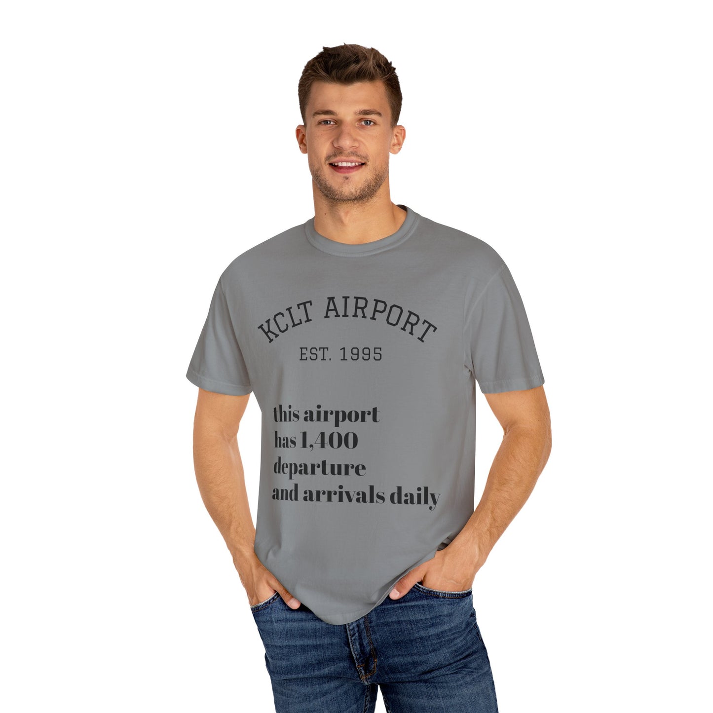 KCLT Airport Graphic T-Shirt