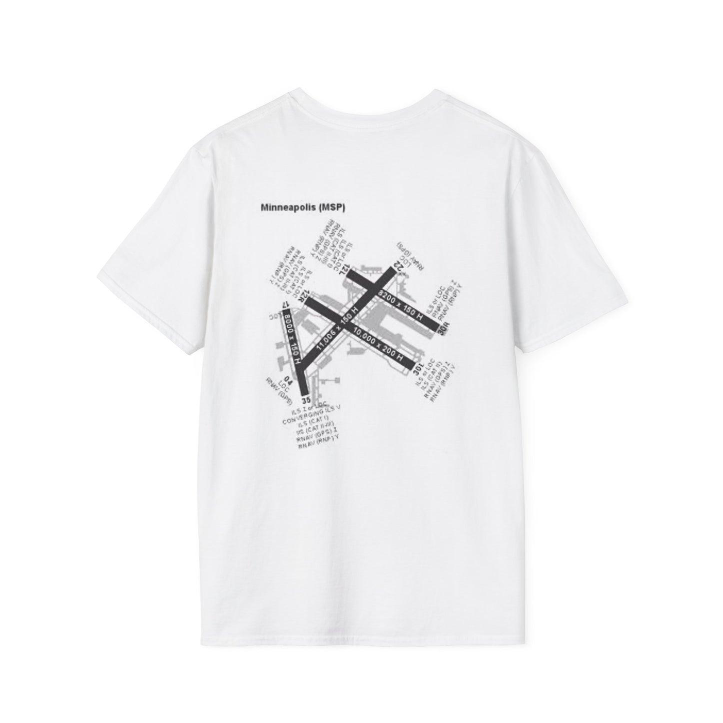 KMSP airport t-shirt